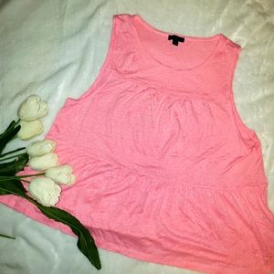 XL J. Crew Baby Pink Tank Top